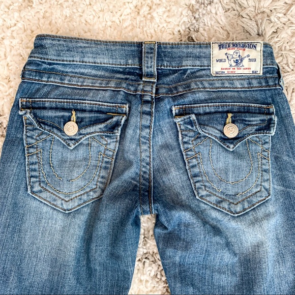 True Religion Denim - True Religion medium wash skinny jeans